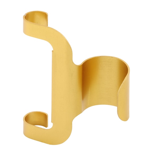 Prime-Line High Security Door Lock Finger Pull w/ Adhesive, Aluminum Construction, Gold Finish MP108268 - main